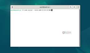 Binding Code-Server to an IPv4 address