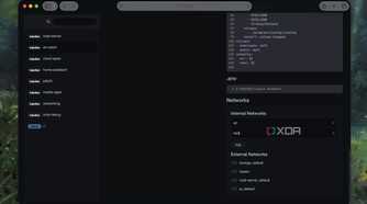 configure network for containers in Dockge