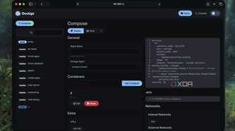Creating a new compose file in Dockge