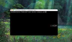 Creating new docker compose YAML file