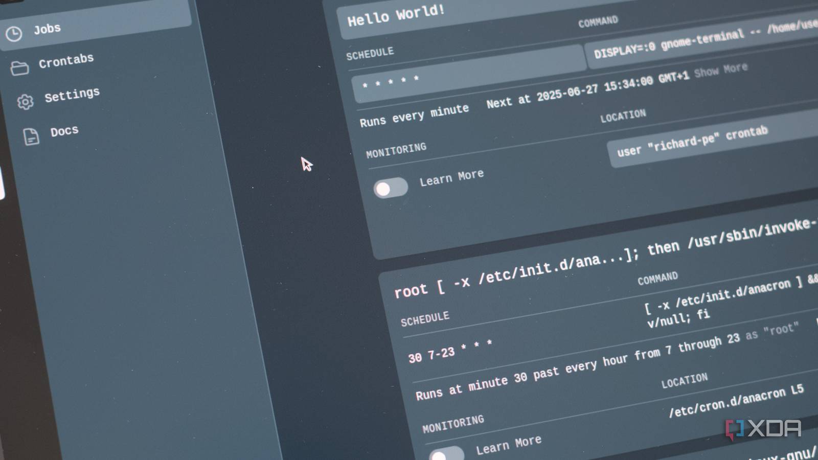 Keep tabs on all your cron jobs with this handy self-hosted app