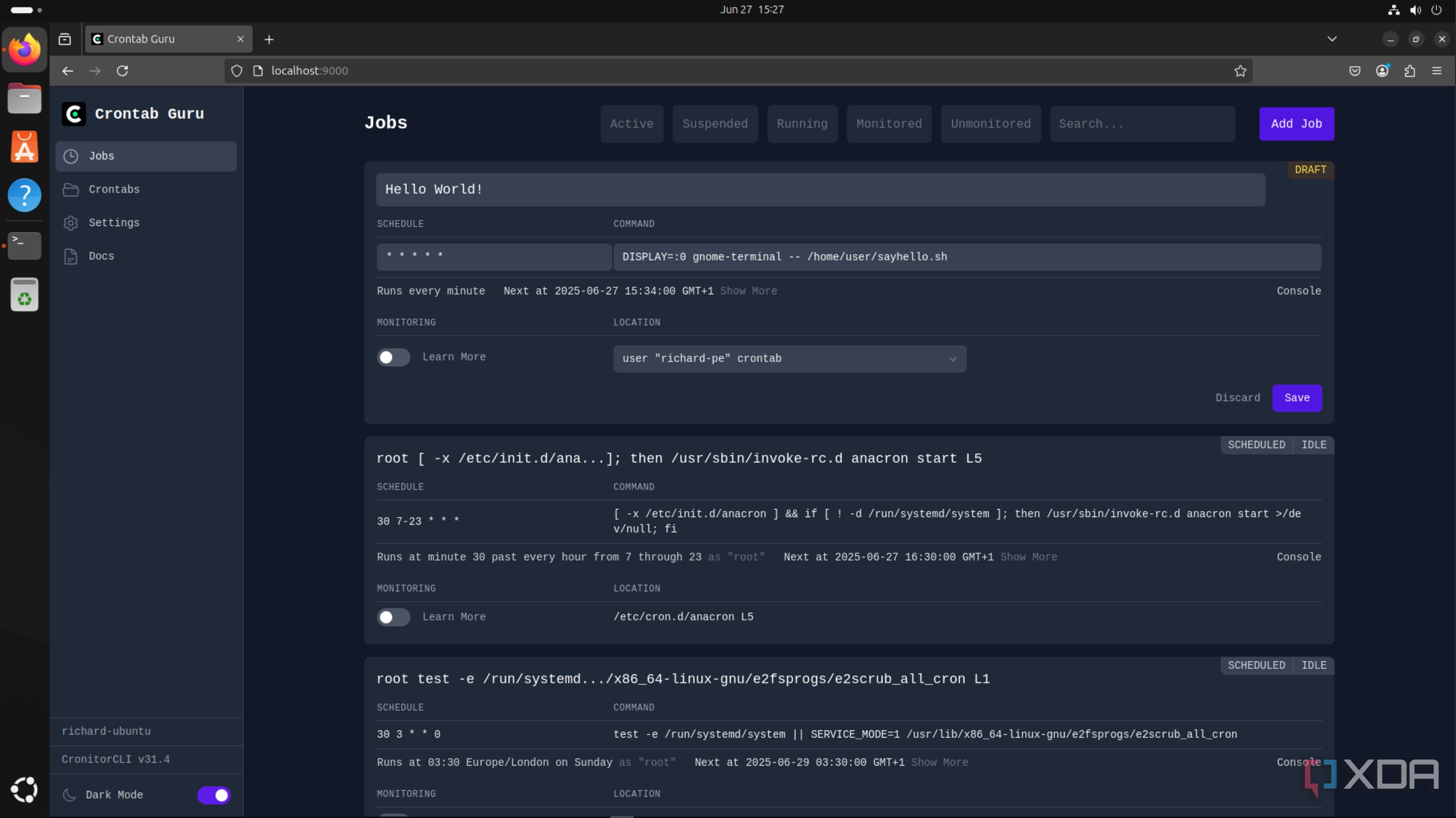 Keep tabs on all your cron jobs with this handy self-hosted app