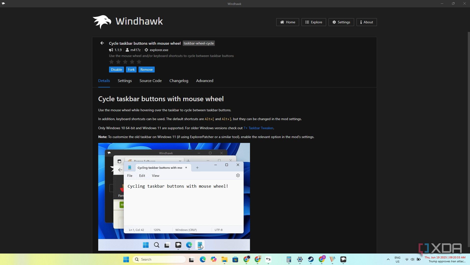 I tried these Windhawk mods, and now I can’t do without them