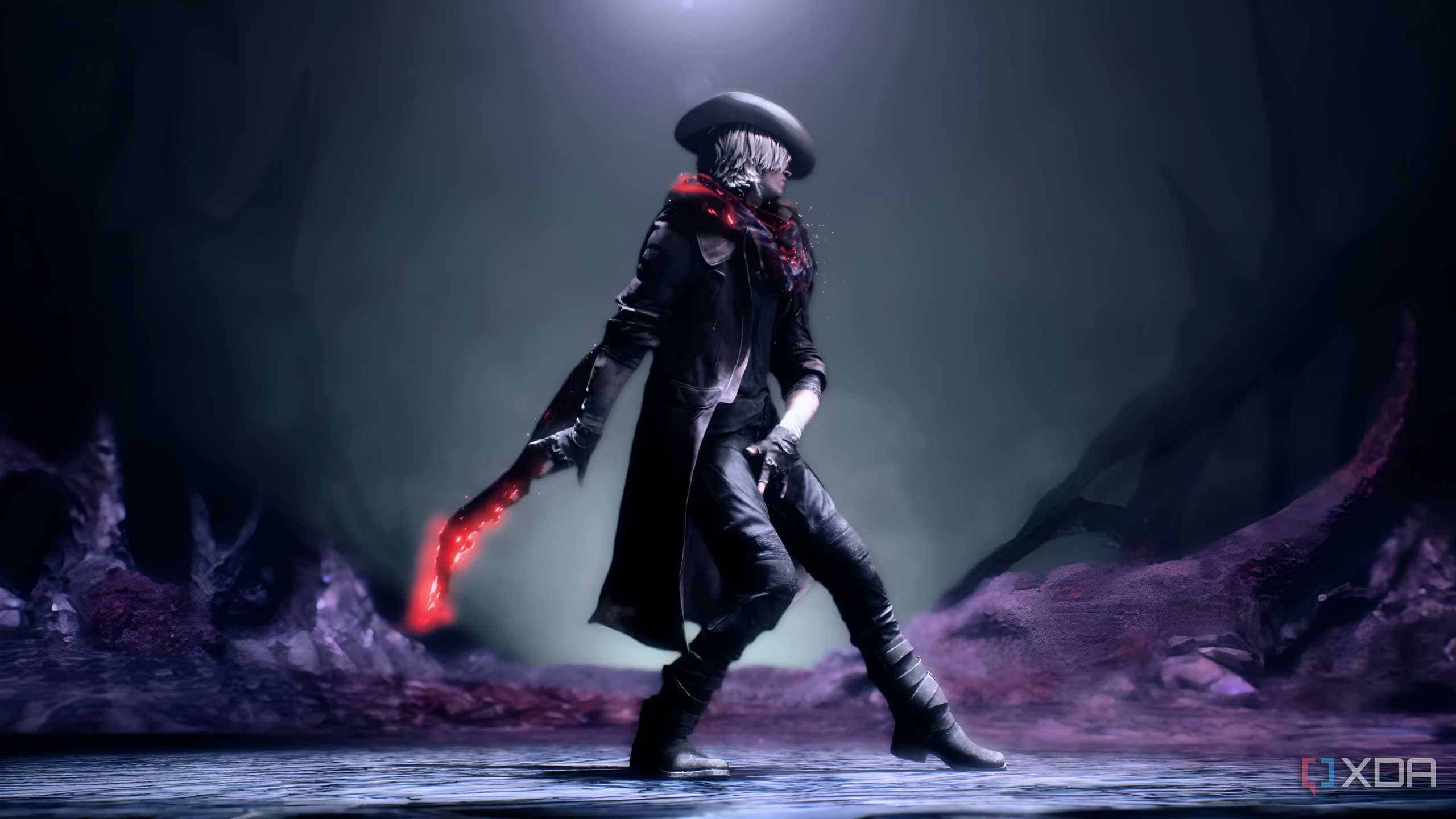 Dante from Devil May Cry 5 imitating Michael Jackson.