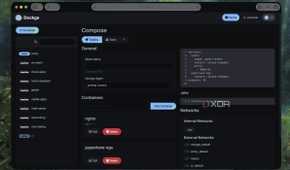 Default compose file view in Dockge