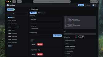 Default compose file view in Dockge