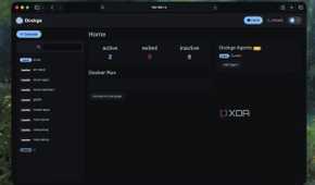Default Dashboard of Dockge