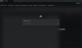 Screenshot showing Dia homepage
