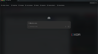 Screenshot showing Dia homepage