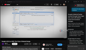 Screenshot showing Dia chatbot in YouTube