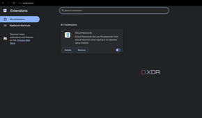 Screenshot showing Dia extensions