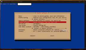 screenshot of dietpi browse software tool