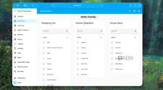 Different Shopping Lists in Home Assistant
