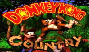 A screenshot from the 1994 SNES game Donkey Kong Country.
