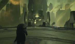The opening of a level in Doom: The Dark Ages.
