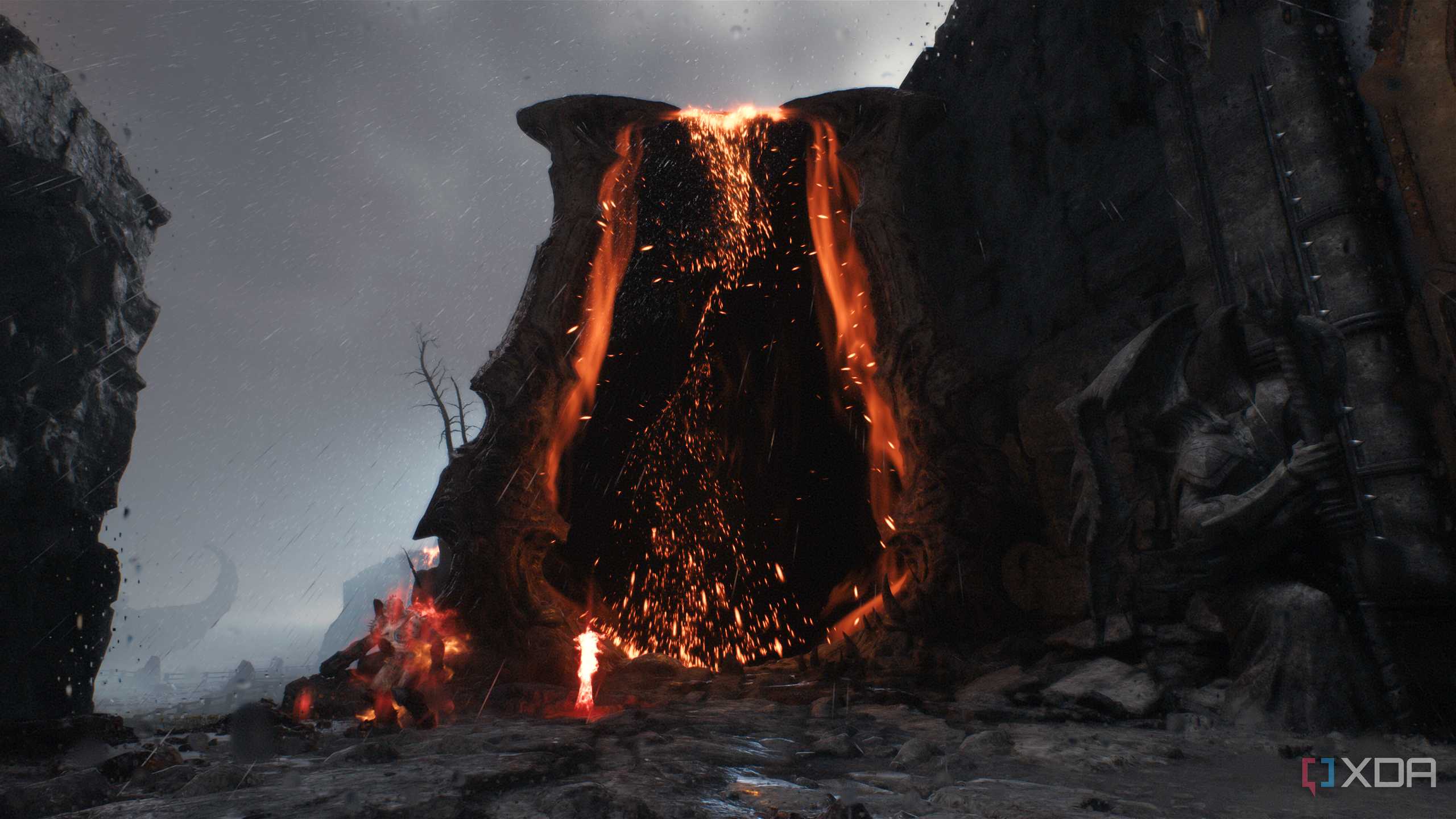 A hell gate portal in Doom: The Dark Ages.