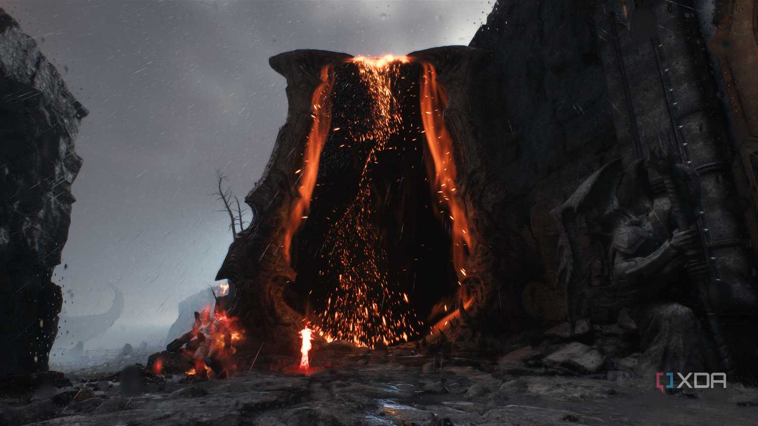 A hell gate portal in Doom: The Dark Ages.