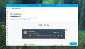 Download Mini Media Player from HACS in Home Assistant