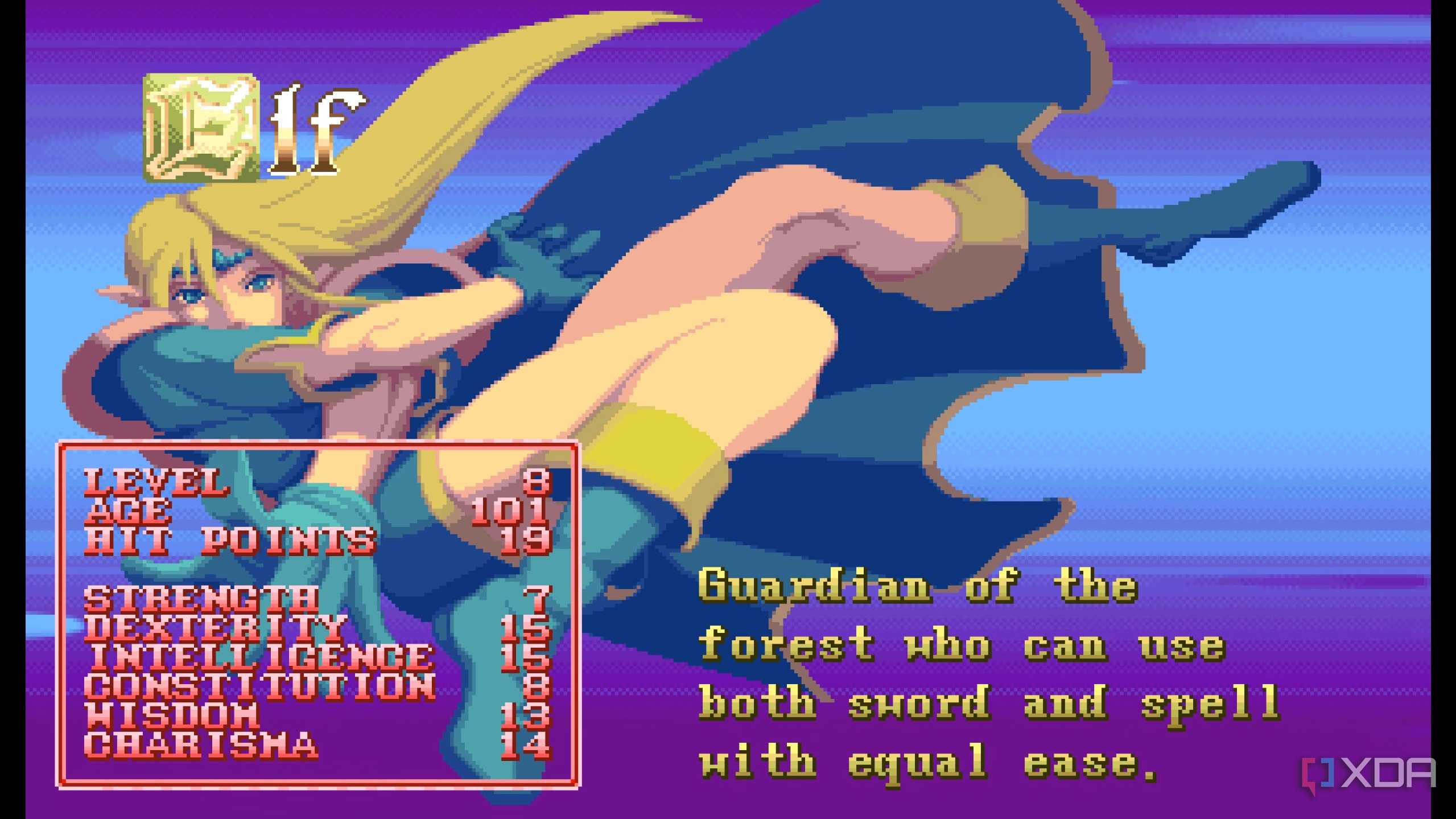 A screenshot from the arcade game Dungeons & Dragons: Shadow over Mystara.