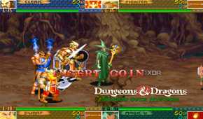 A screenshot from the arcade game Dungeons & Dragons: Shadow over Mystara.