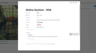 Matcha Student Planner Notion template calendar event edit