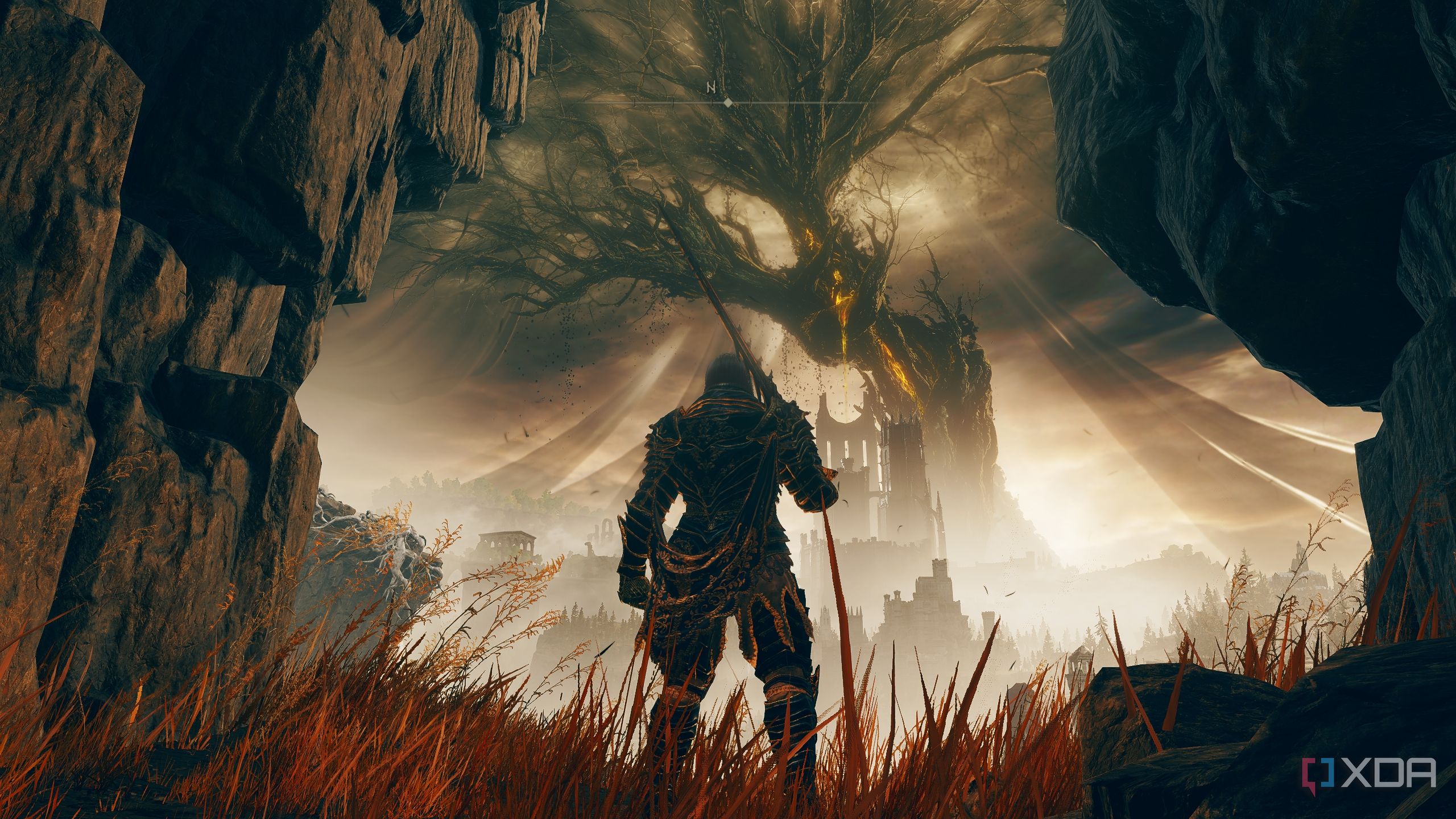 The Scadutree in Elden Ring: Shadow of the Erdtree.