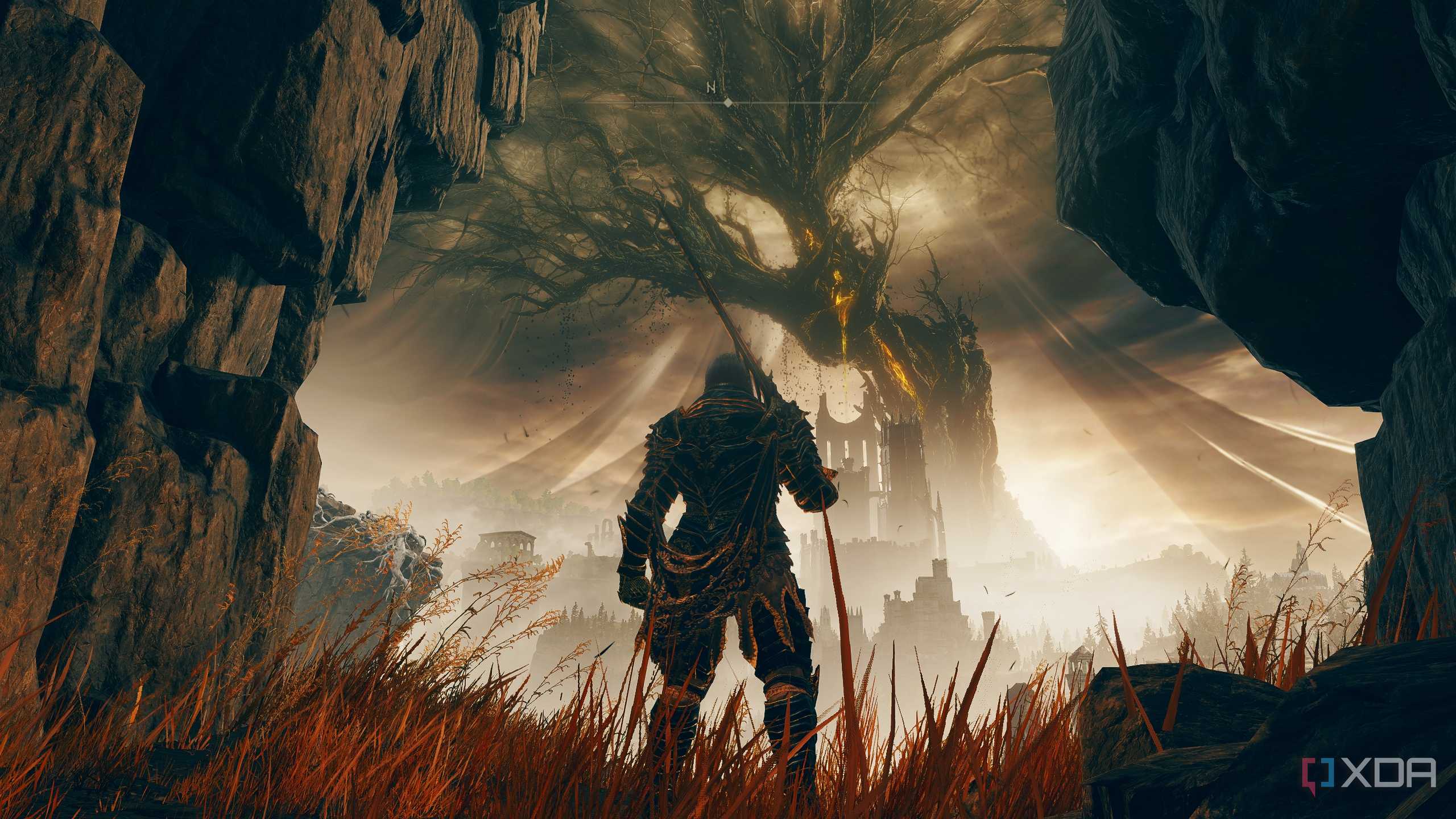 The Scadutree in Elden Ring: Shadow of the Erdtree.