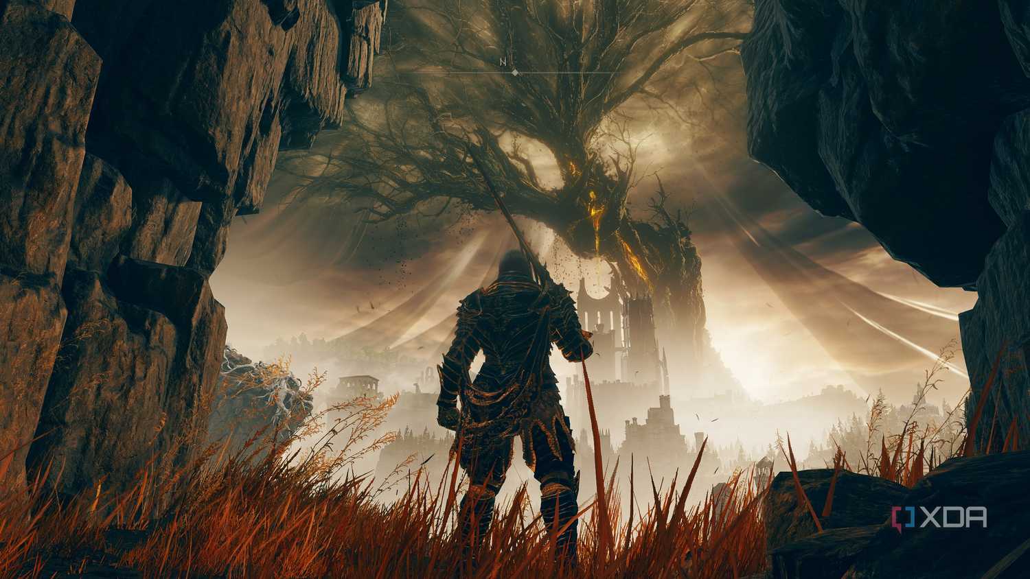 The Scadutree in Elden Ring: Shadow of the Erdtree.
