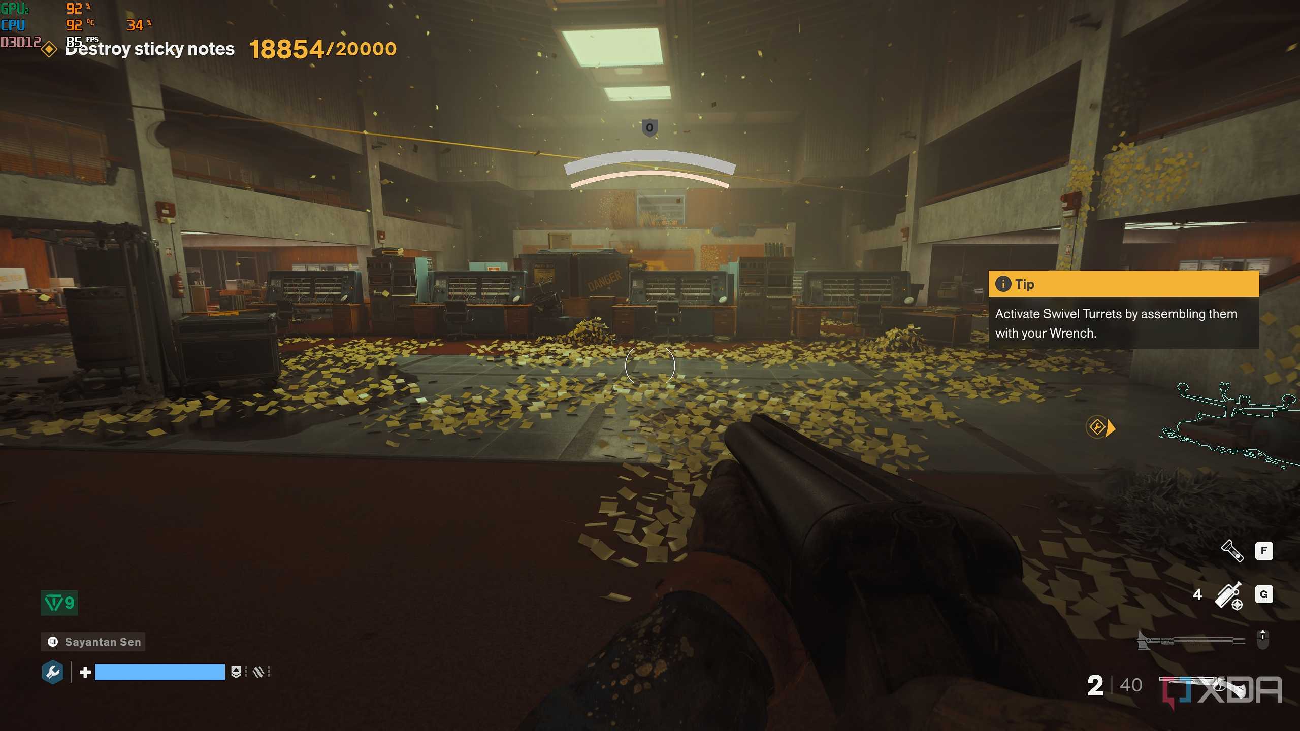 Gameplay in FBC Firebreak.