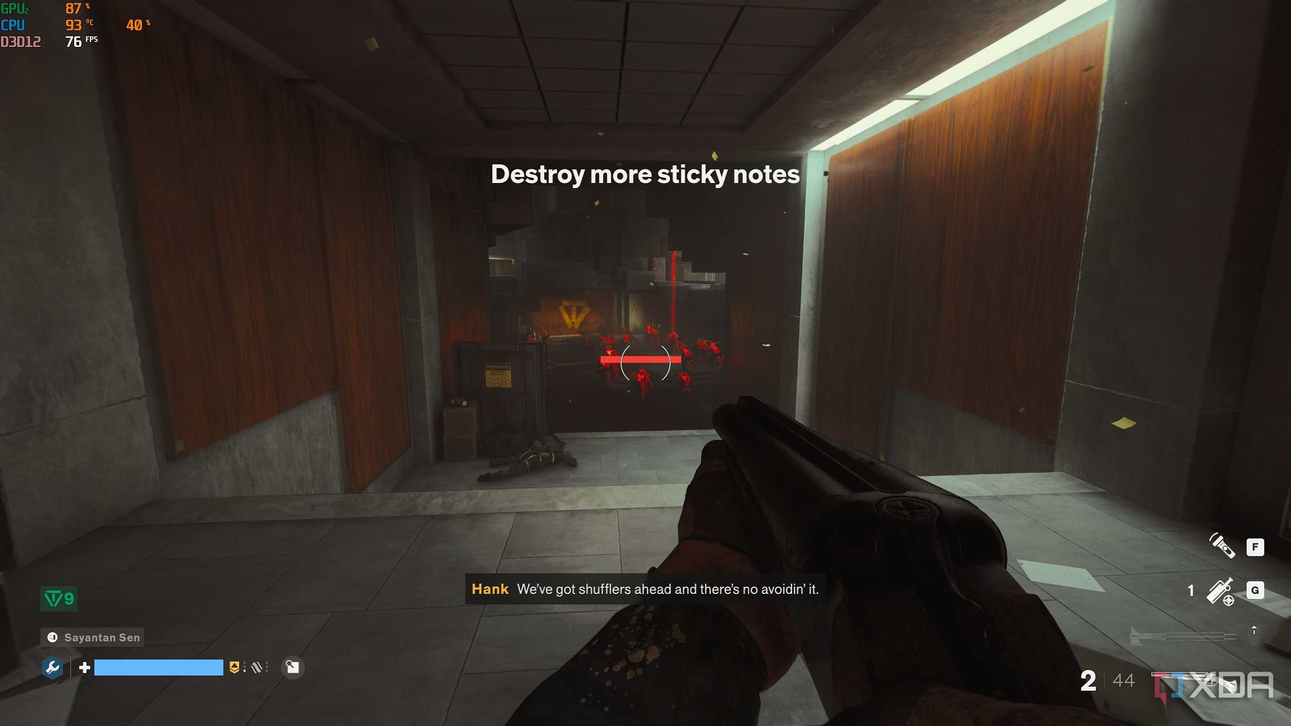 Solo gameplay in FBC Firebreak.