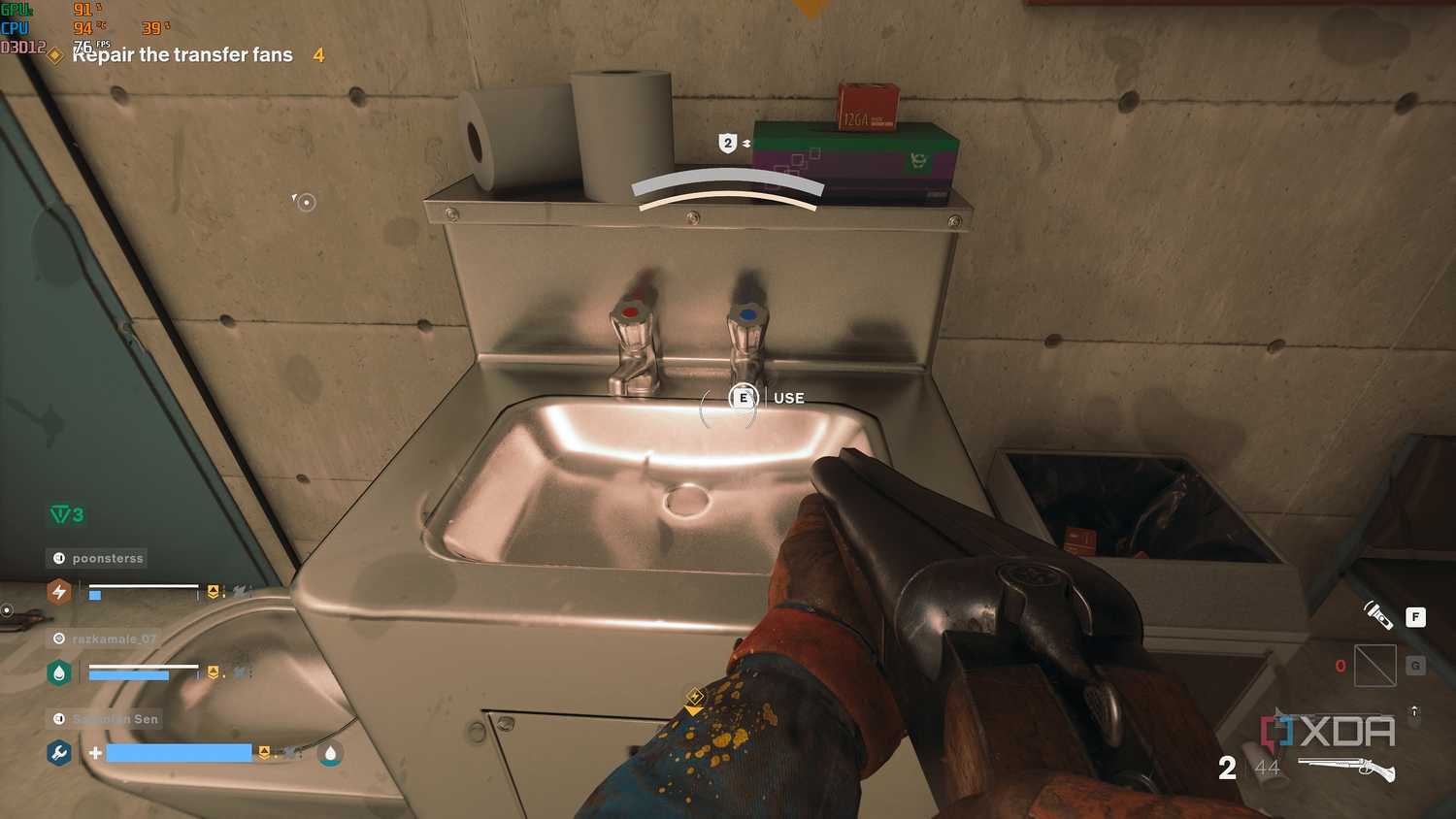 Solo gameplay in FBC Firebreak.