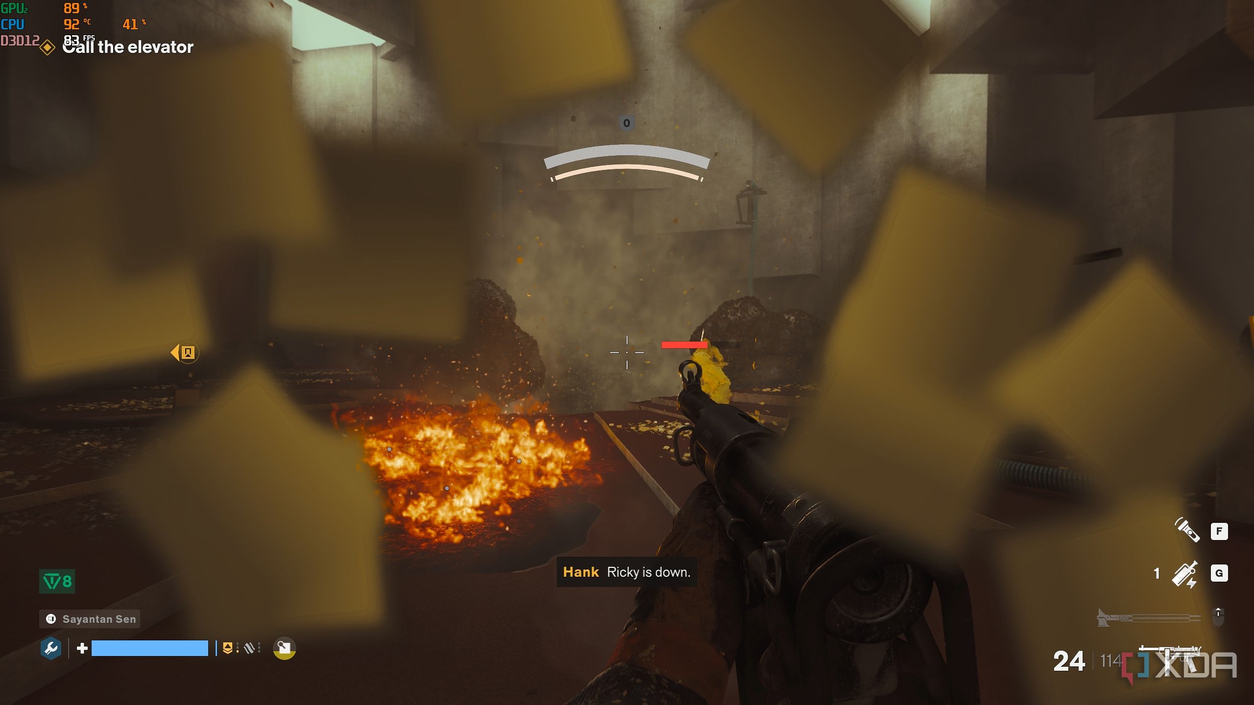 Solo gameplay in FBC Firebreak.