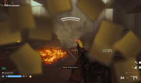 Solo gameplay in FBC Firebreak.