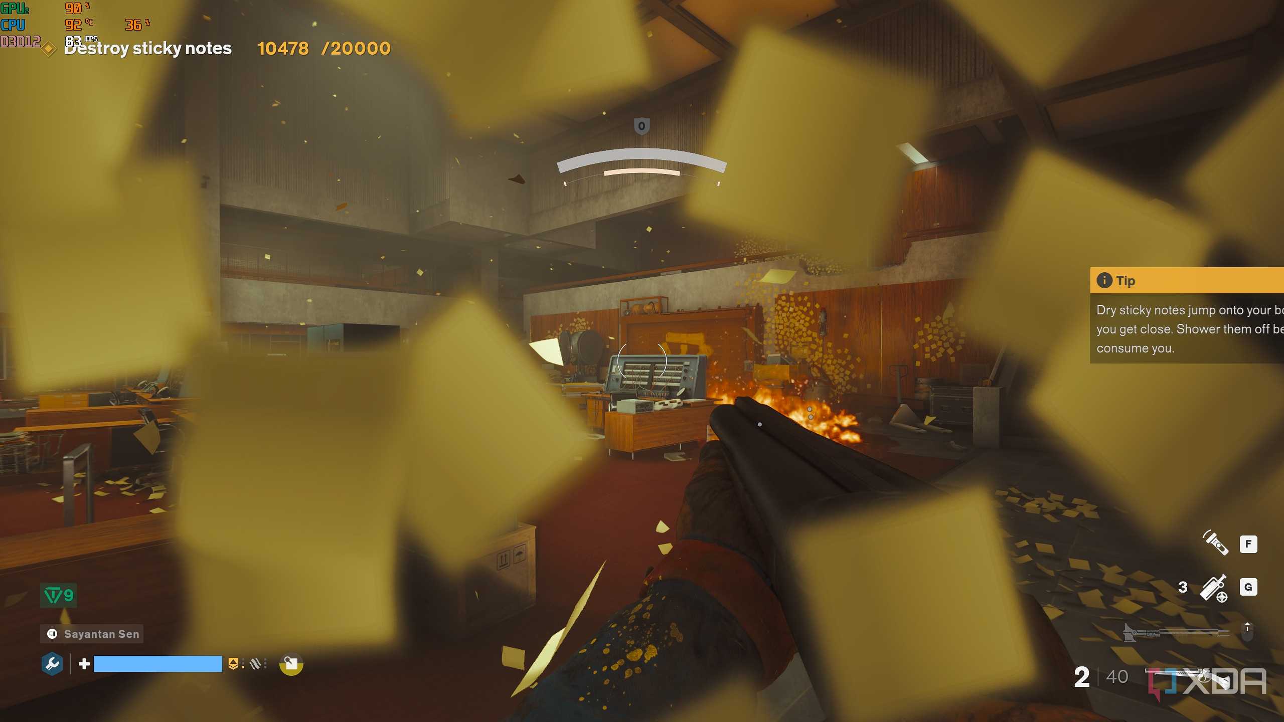Solo gameplay in FBC Firebreak.