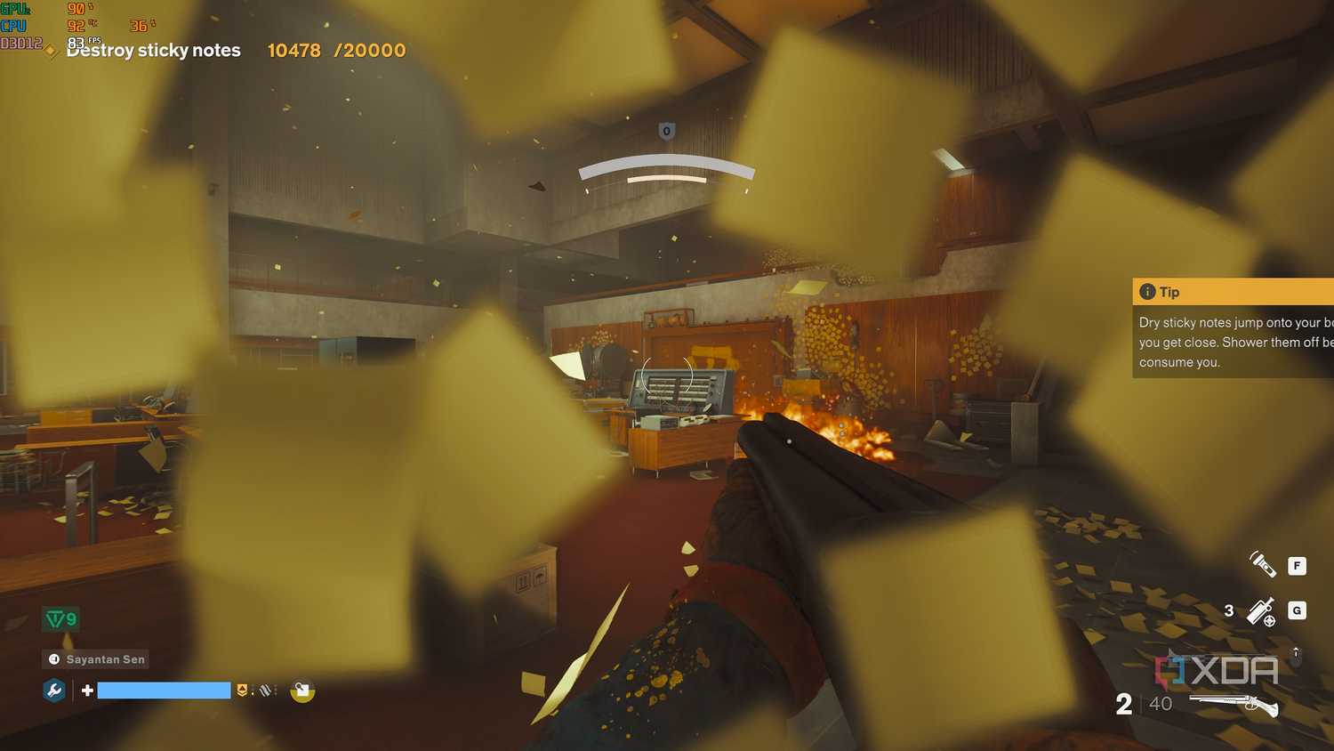 Solo gameplay in FBC Firebreak.