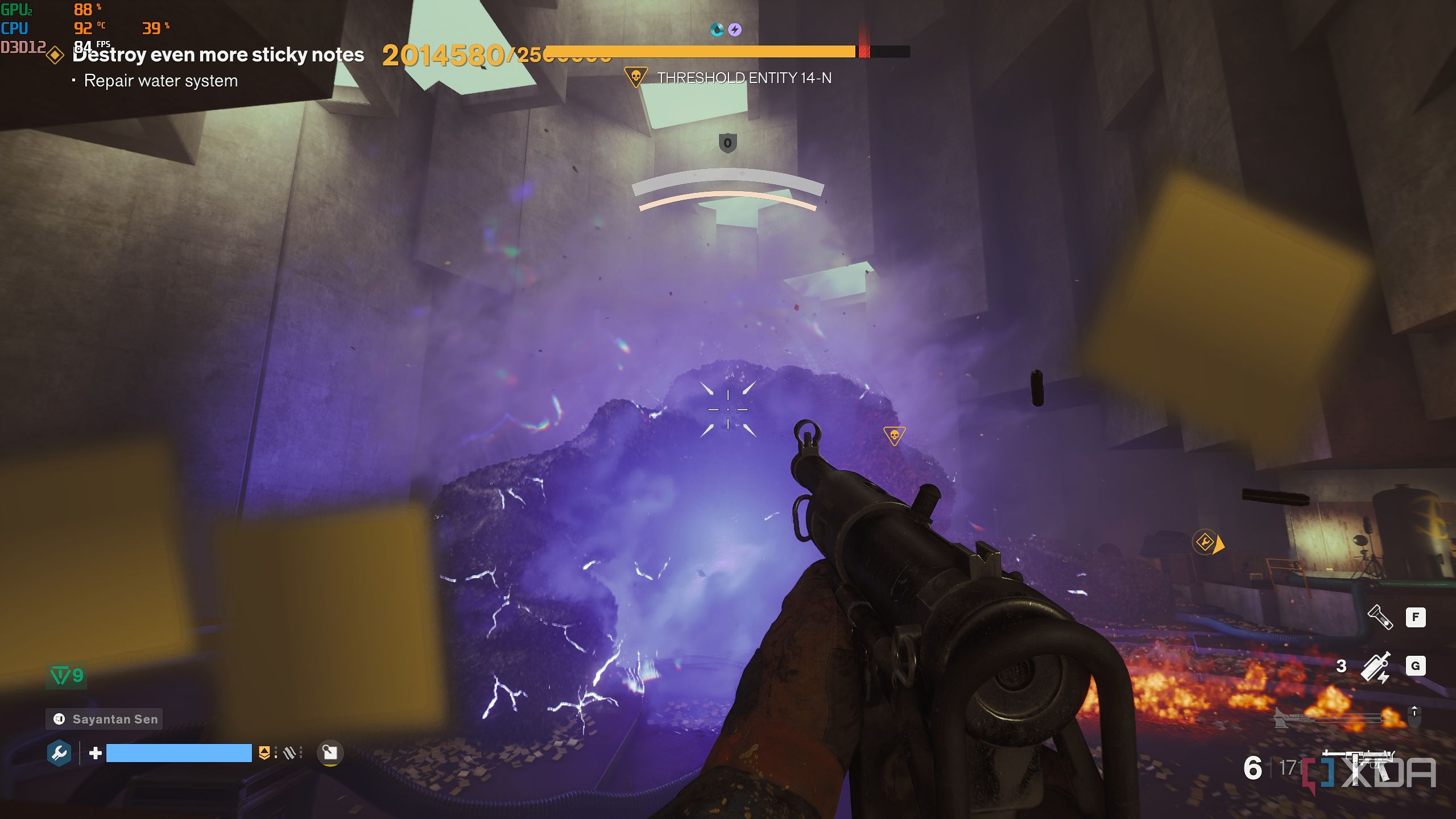Solo gameplay in FBC Firebreak.