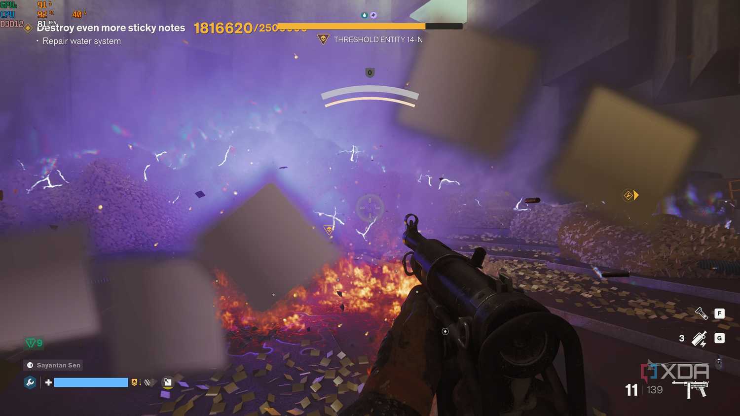 Solo gameplay in FBC Firebreak.