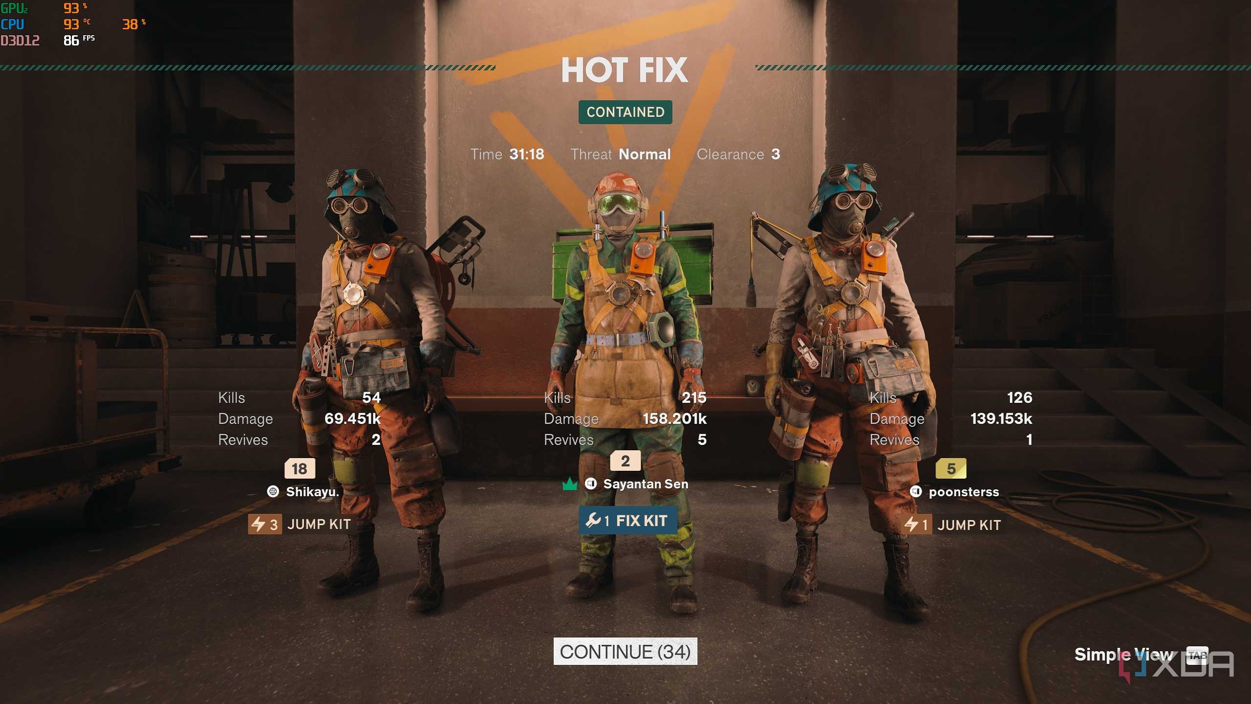 Team gameplay in FBC Firebreak.