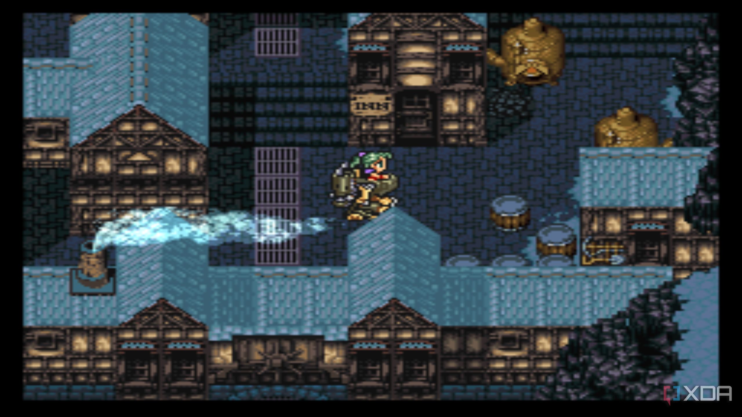 A screenshot from the 1994 SNES game Final Fantasy III.