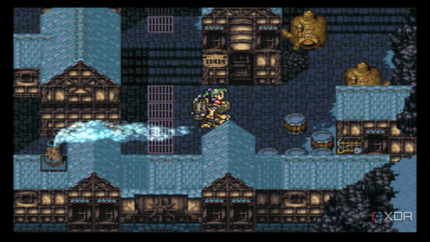 A screenshot from the 1994 SNES game Final Fantasy III.