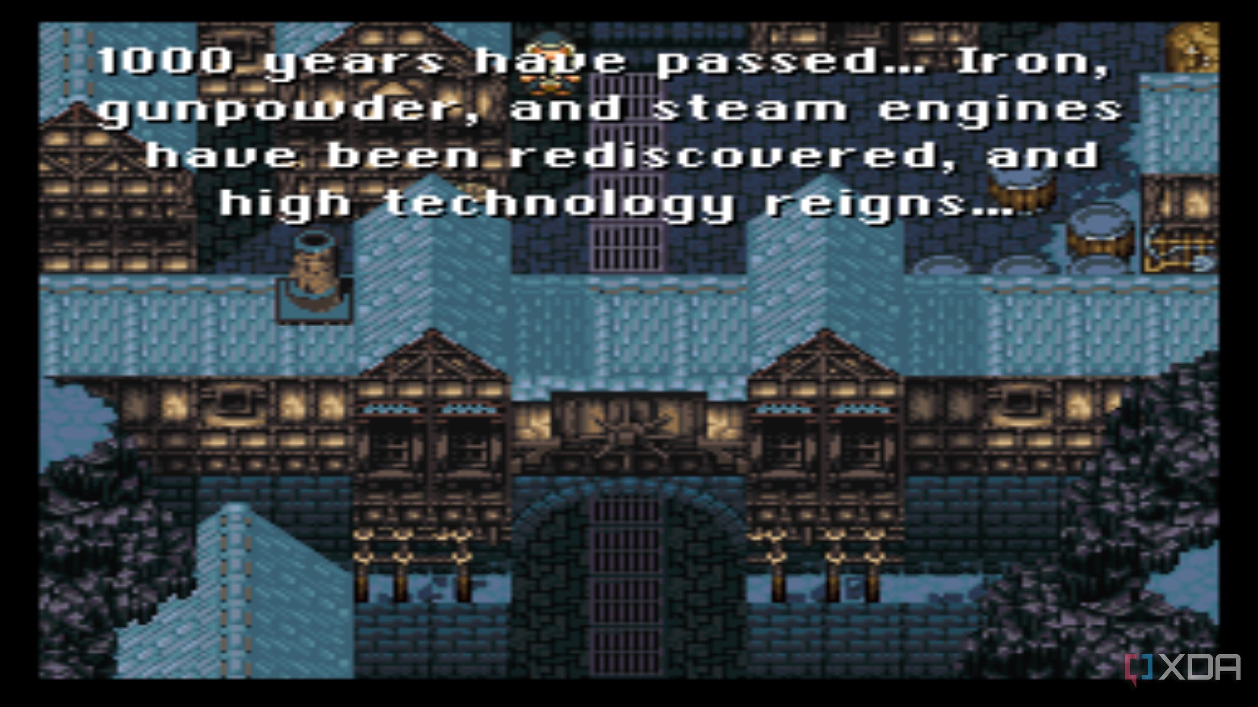 A screenshot from the 1994 SNES game Final Fantasy III.
