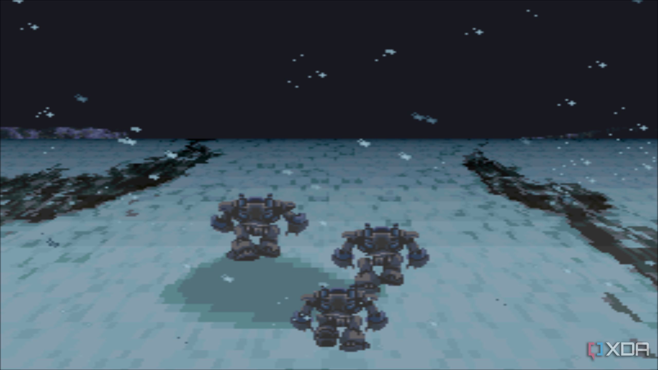 A screenshot from the 1994 SNES game Final Fantasy III.