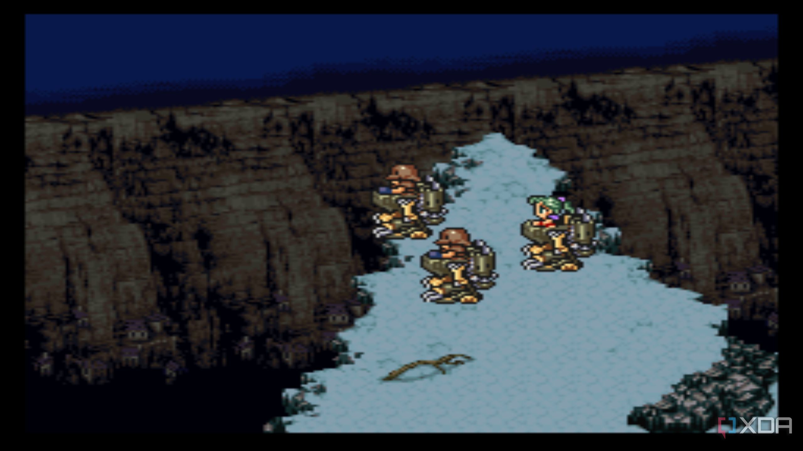A screenshot from the 1994 SNES game Final Fantasy III.