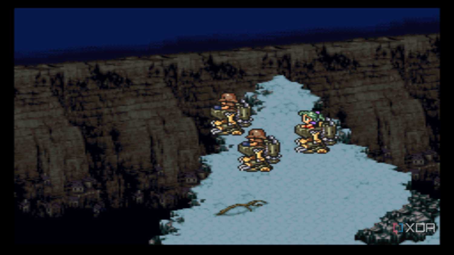 A screenshot from the 1994 SNES game Final Fantasy III.