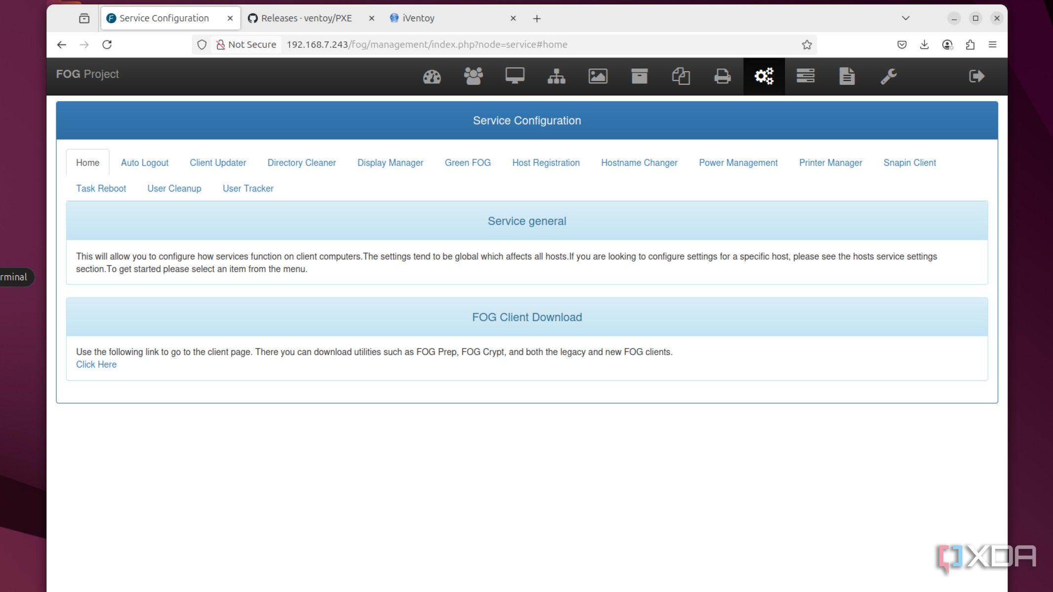 I hosted a PXE server to boot my devices over my network