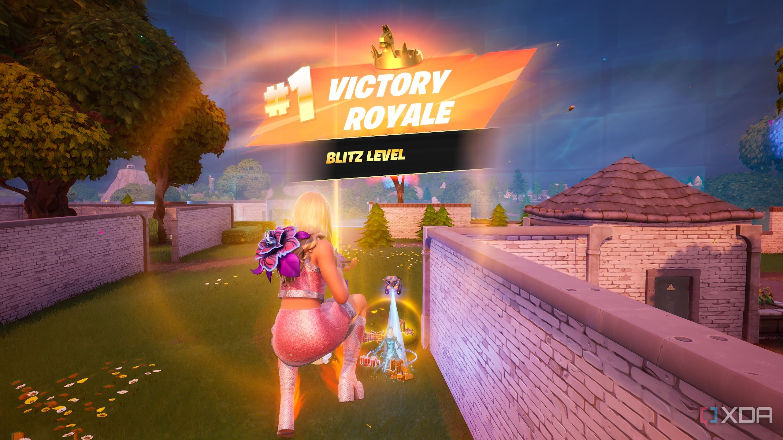 Sabrina Carpenter in the Blitz Royale mode in Fortnite.