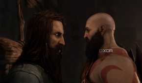Kratos and Tyr in God of War Ragnarok.