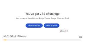 Google One 2TB Storage Info