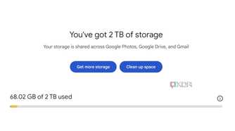 Google One 2TB Storage Info