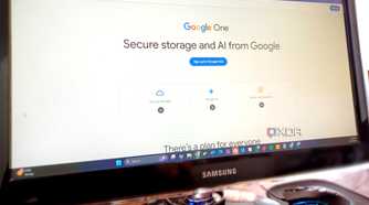 google one page on a monitor